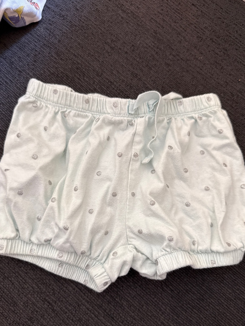 GAP Light Mint Green Polka Dot Bubble Shorts
